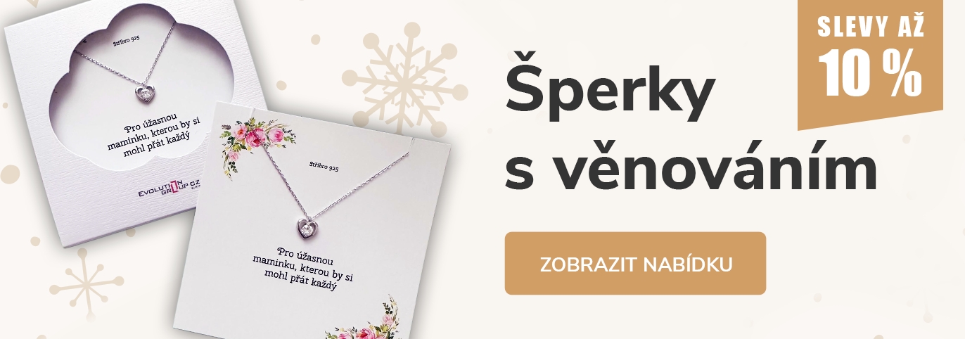 Šperky s věnováním