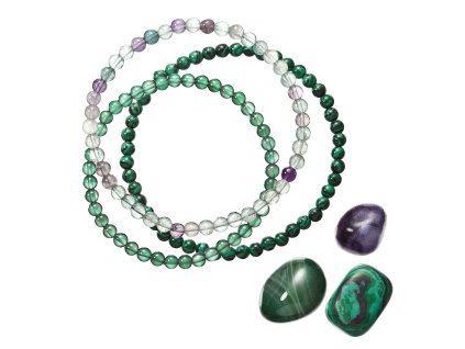 32816 naramky s mineralnimi kameny malachit fluorit green achat 43043 3 zeleny
