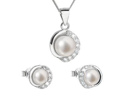 20420 perlova souprava z ricnich perel bila 29022 1