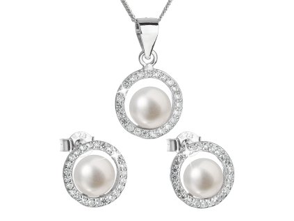 20423 perlova souprava z ricnich perel bila 29023 1