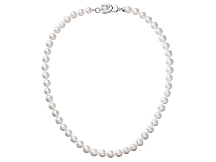 19520 perlovy nahrdelnik z pravych ricnich perel bily 22007 1
