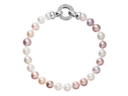 19538 perlovy naramek z pravych ricnich perel mix barev 23004 3