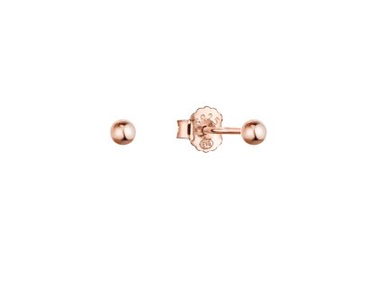 30116 pozlacene stribrne nausnice pecky malinka kulicka 61013 rose gold