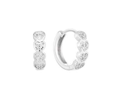 24155 stribrne nausnice kruhy se zirkonem v bile barve 11323 1