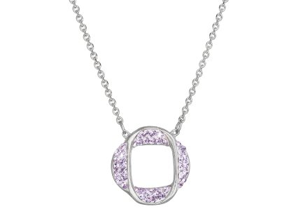 28211 stribrny nahrdelnik s krystaly swarovski fialovy 32016 3 violet