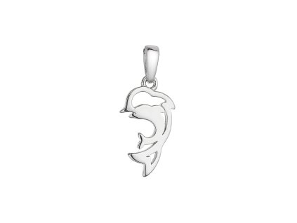 31184 stribrny privesek delfini matka s mladetem 64007