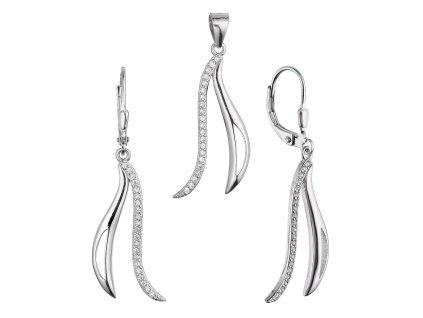 34042 sada sperku vlnky se zirkony 19035 1 crystal