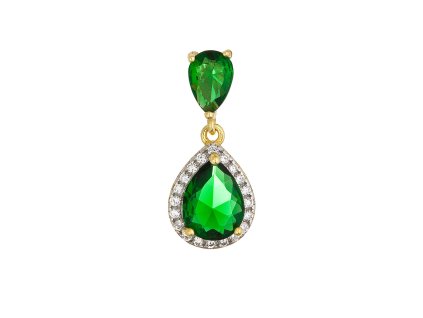 14071.3 green zircon 2 tone
