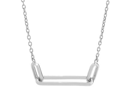 9495 stribrny nahrdelnik tri ovaly bez krystalu a stribro 925 1000