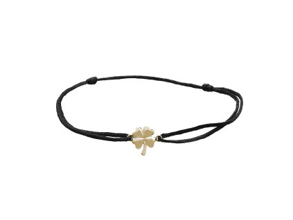 9939 snurkovy naramek s pozlacenym stribrnym priveskem mini ctrlistku kovoveho bez krystalu stribro 925 1000