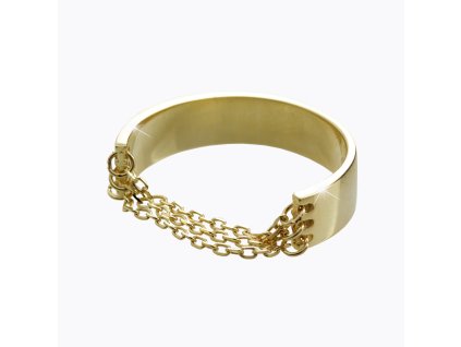 10788 pozlaceny stribrny prsten tri retizky bez krystalu stribro 925 1000