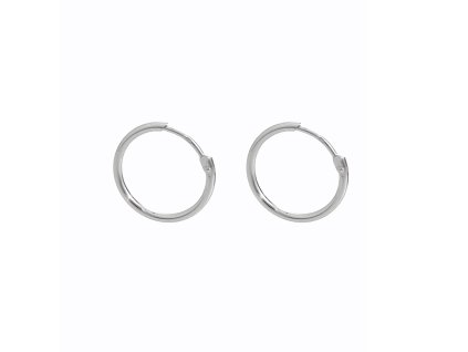 10866 stribrne nausnice silnejsi kreole bez krystalu stribro 925 1000