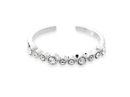 11973 stribrny prsten male a vetsi krystaly swarovski crystal stribro 925 1000