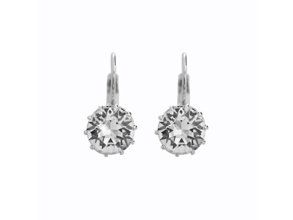 15937 nausnice z bizuterni slitiny klapky vetsi fastovany krystal swarovski crystal