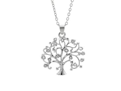16405 nahrdelnik z bizuterni slitiny strom osazeny krystaly swarovski crysrtal