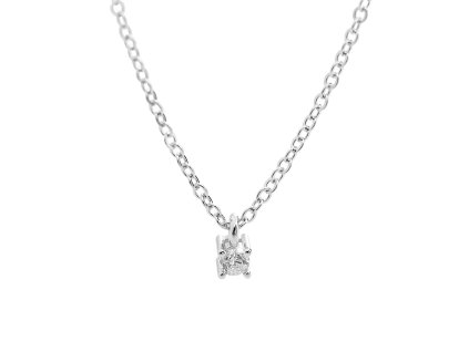 16414 stribrny nahrdelnik s miniaturnim kubickym zirkonem crystal stribro 925 1000