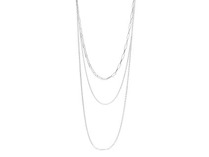 16693 stribrny nahrdelnik tri jemne retizky stribro 925 1000