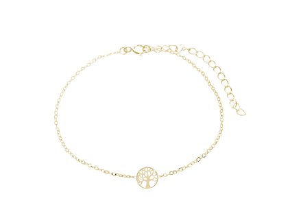 17366 pozlaceny stribrny nakotnik mini strom zivota kovovy bez krystalu stribro 925 1000