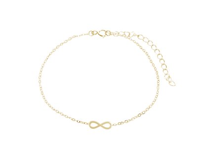 17372 pozlaceny stribrny nakotnik mini nekonecno kovove bez krystalu stribro 925 1000