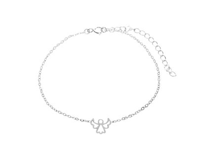 17381 stribrny nakotnik mini obvodovy andel kovovy bez krystalu stribro 925 1000