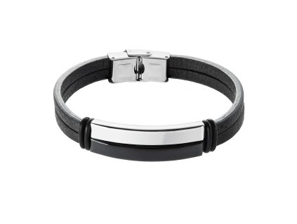 30227 naramek pansky cerna kozenka s ocelovou ozdobou 43028 3 cerny