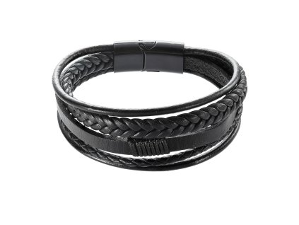 30206 naramek pansky s kozenkovymi pasky a sponou na magnet 43023 3 cerny