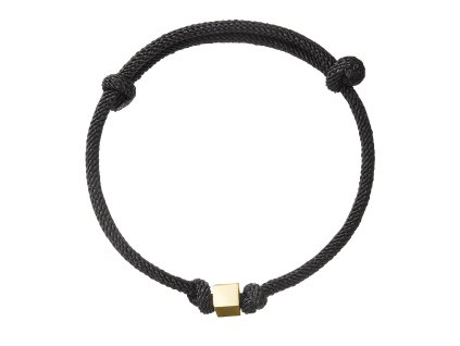 33175 kabbalah naramek se zlatou kostickou cerny 93t00100 black