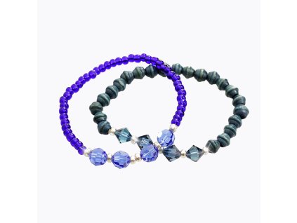 18194 sada dvou kombinovanych naramku sapphire