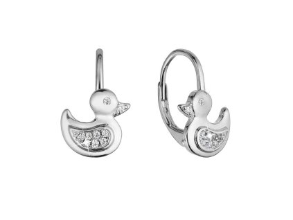 32270 3 stribrne nausnice kacenky se zirkony 11499 1 crystal