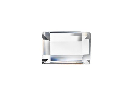 Brož bižuterie se Swarovski krystalem bílý obdelník 78011.3 crystal