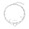 29831 1 dvojity stribrny naramek s perlickami 23015 1