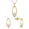 31487 perlova souprava pozlaceny oval s bilou ricni perlou 29076 1b