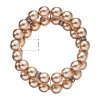 32249 1 perlovy naramek dvourady svetle bronzovy 33065 3 lt bronze