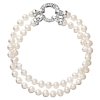 28808 perlovy naramek dvourady z pravych ricnich perel bily 23013 1