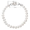 19544 4 perlovy naramek z pravych ricnich perel bily 23006 1