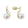 29654 pozlacene stribrne nausnice pecky s ricni perlou bila 21102 1b