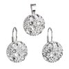 16913 sada sperku s krystaly swarovski nausnice a privesek bile kulate 39117 1