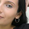 27365 6 stribrne nausnice kruhy 61004