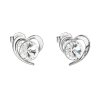 20537 stribrne nausnice pecka s krystaly swarovski bile srdce 31259 1