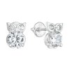 24509 stribrne nausnice pecka se zirkonem bila sova 11269 1