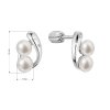 29723 2 stribrne nausnice pecky dve ricni perlicky bile 21087 1b