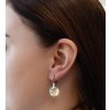25859 1 stribrne nausnice visaci s krystaly swarovski ab efekt kulate 31296 2