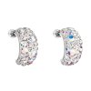 25754 stribrne nausnice visaci s krystaly swarovski ab efekt pulkruh 31164 2