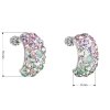 17672 2 stribrne nausnice visaci s krystaly swarovski mix barev pulkruh 31164 3 sakura