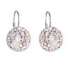 17513 2 stribrne nausnice visaci s krystaly swarovski ruzove kulate 31176 3