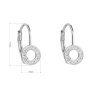 22016 2 stribrne nausnice visaci se zirkonem v bile barve 11184 1