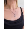 26564 1 stribrny nahrdelnik andel se swarovski krystaly bily 32078 1