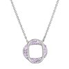 28211 stribrny nahrdelnik s krystaly swarovski fialovy 32016 3 violet