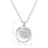 25220 2 stribrny nahrdelnik se zirkonem bily kulaty 12011 1
