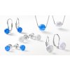 27203 2 stribrny naramek se syntetickym opalem modry kulaty 13019 3